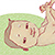 Illustration für Babytragen  Windelfrei
