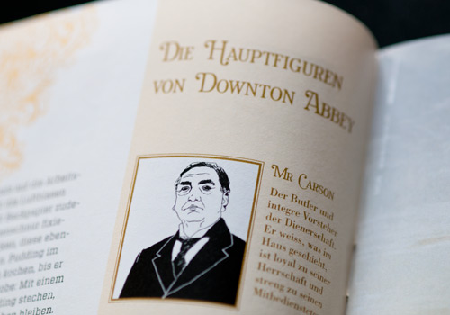 Mr Carson: Illustration aus Downton Abbey
