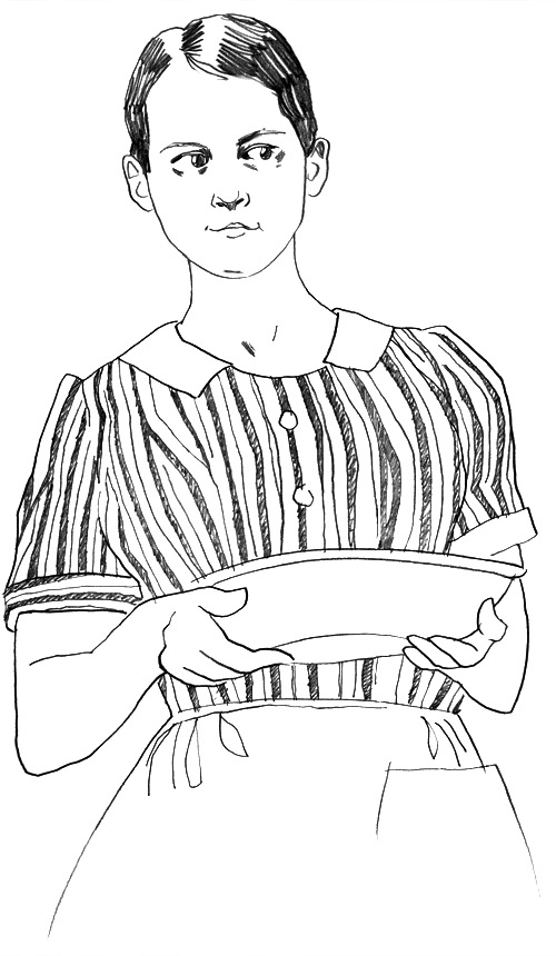 Daisy: Illustration aus Downton Abbey