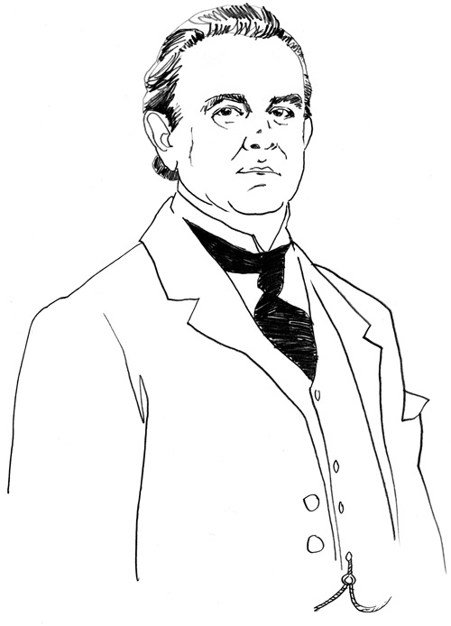 Robert Crawley: illustration aus Downton Abbey