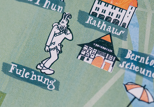 Postkarte: Liebe Grüsse aus Thun