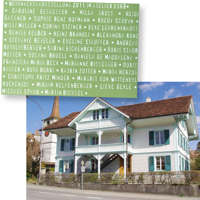 Ausstellung bei cascade, Mode aus Langenthal